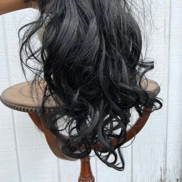 NWT Sepia he Alora heat friendly long wavy curls color 1B main image 7